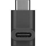 GOOBAY Adapter USB-C Połączenie> Wtyczka USB-C, 90 °