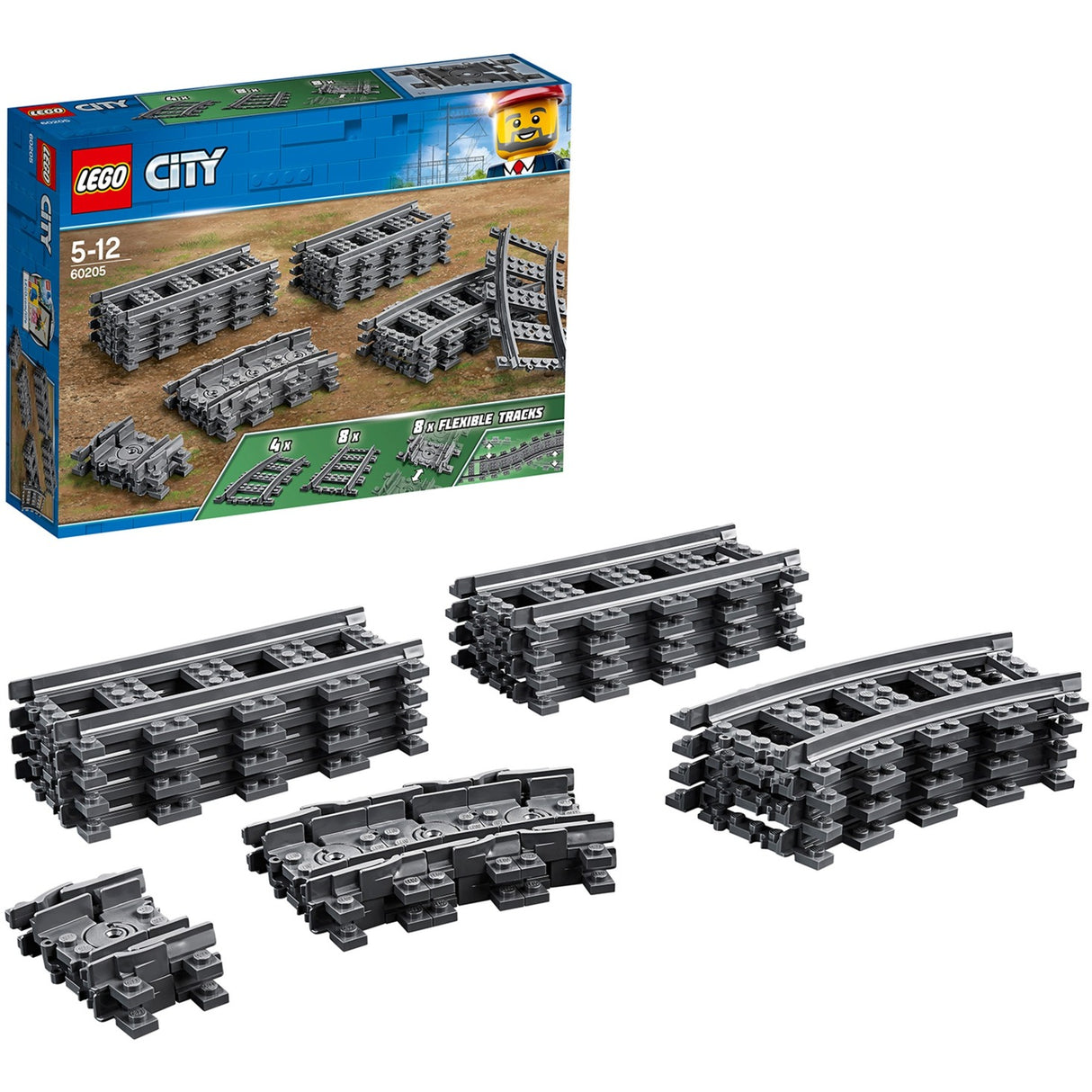 Vlakové koľajnice Lego city 60205
