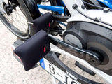 Fahrer transport scratch protection for pedals and frame clamp