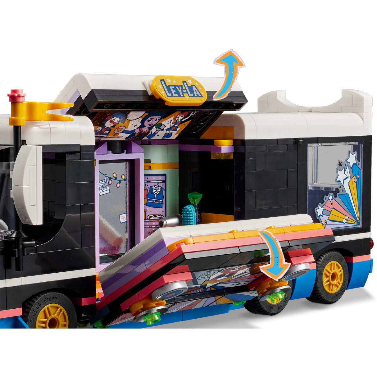 Lego Friends - Pop Star Music Tour Bus Building Toy (42619)