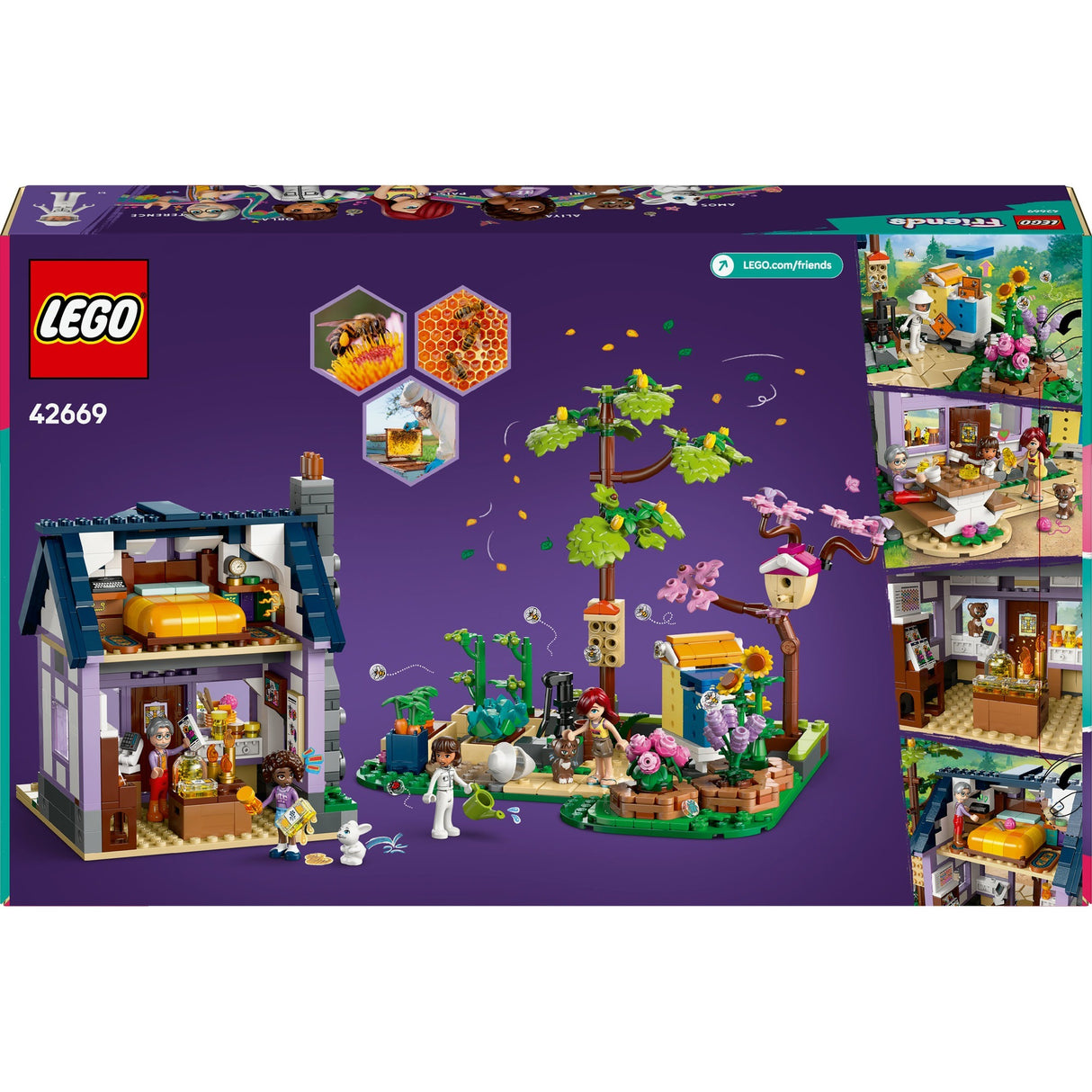 Lego Frënn 42669 Imkerhaus a Blummegaart