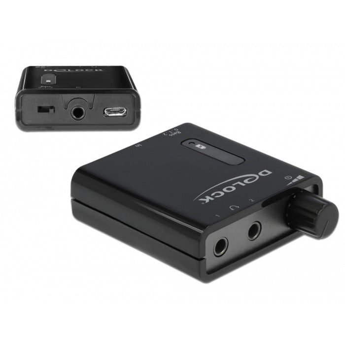 Delock portable stereo headphone amplifier (black)