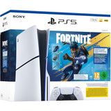 Sony PlayStation 5 (Slim) - 1 TB - Fortnite Flowering Chaos Bundle Game Console (White Black)