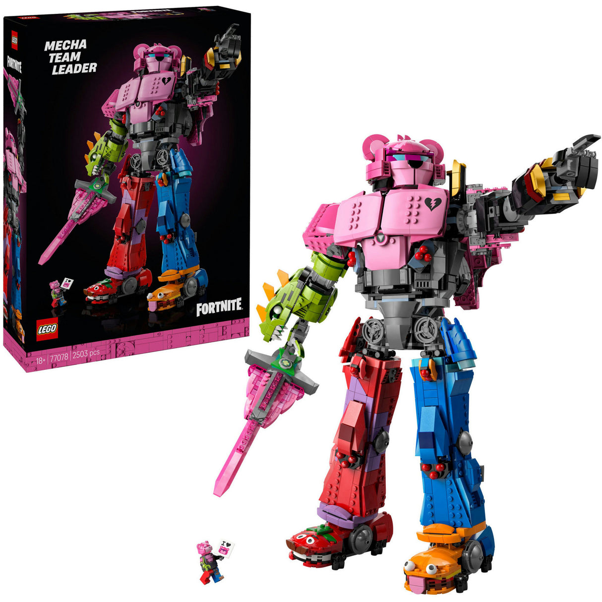 Lego fortnite 77078 líder da equipe mecânica