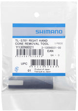 Shimano tl-s701 tool for right hand cone removal