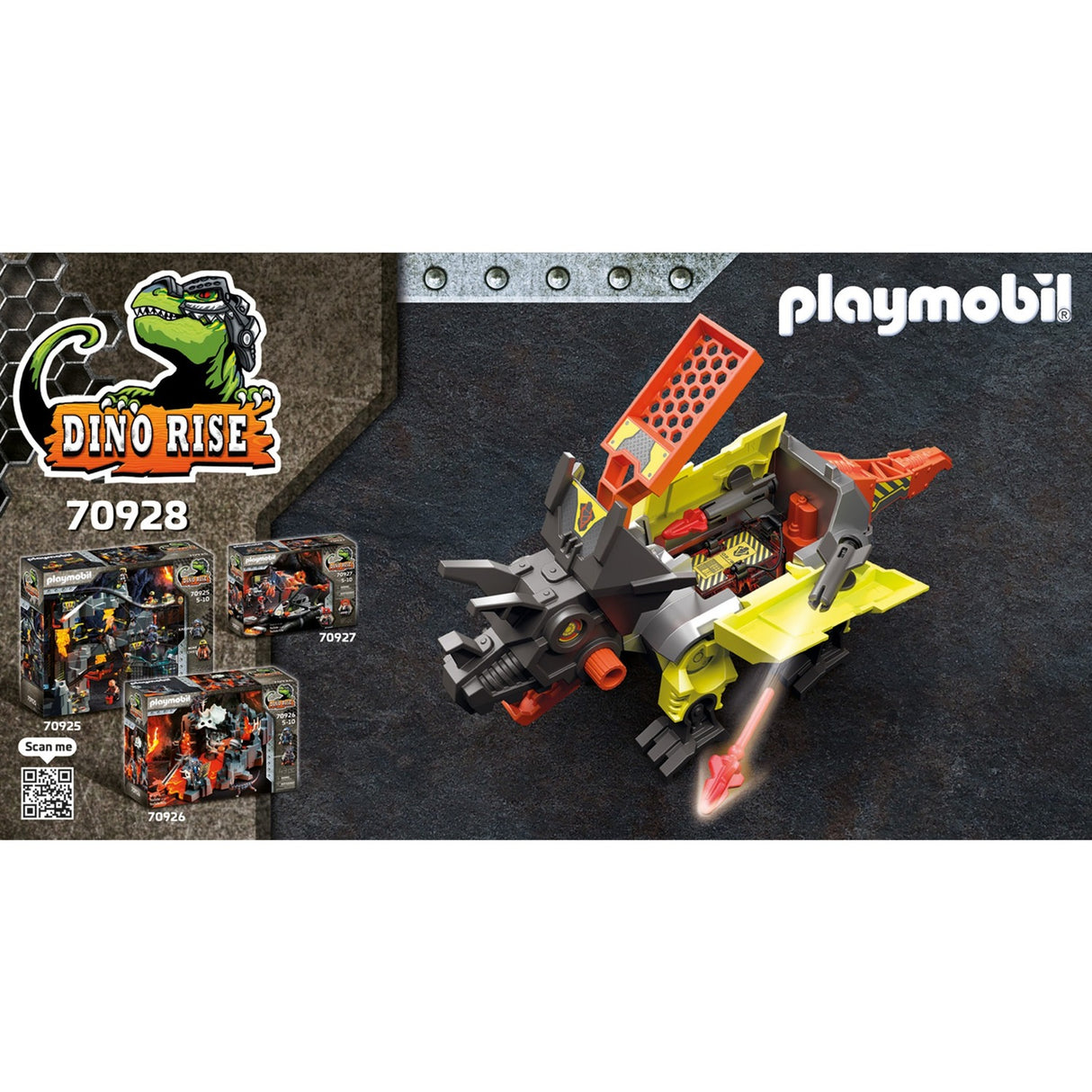 Playmobil Rise Robo-Dino Fighting Machine 70928