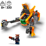 Lego Super Helden 76254 de Puppelchen Rakéit Schëff