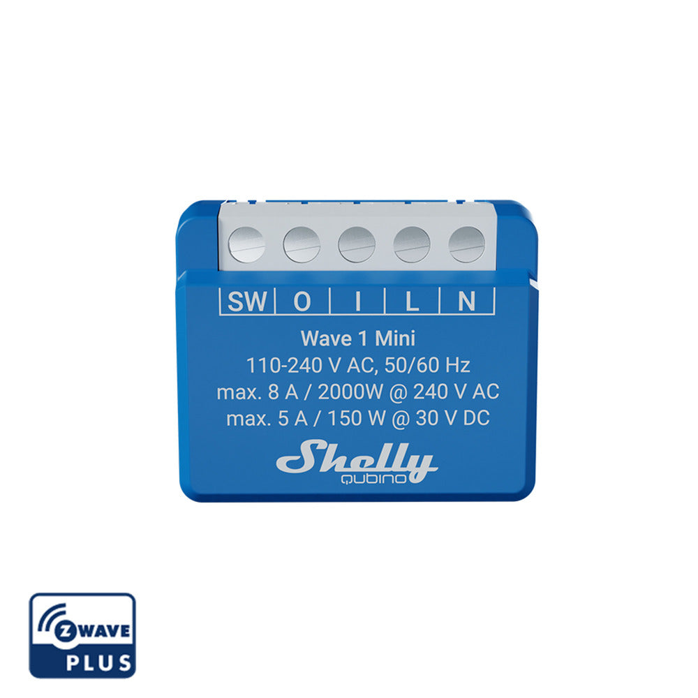 Shelly Wave 1 Mini LR (EU) Relay (Blue, Z-Wave)