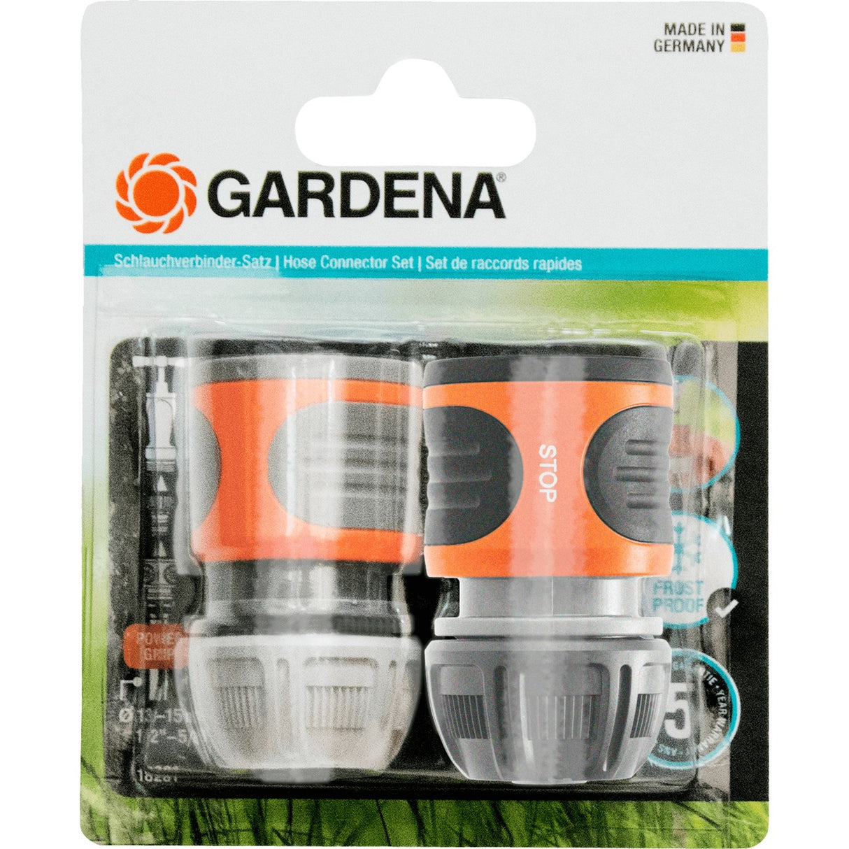 Připojení hadice Gardena Gardena Set 1 2 5 8