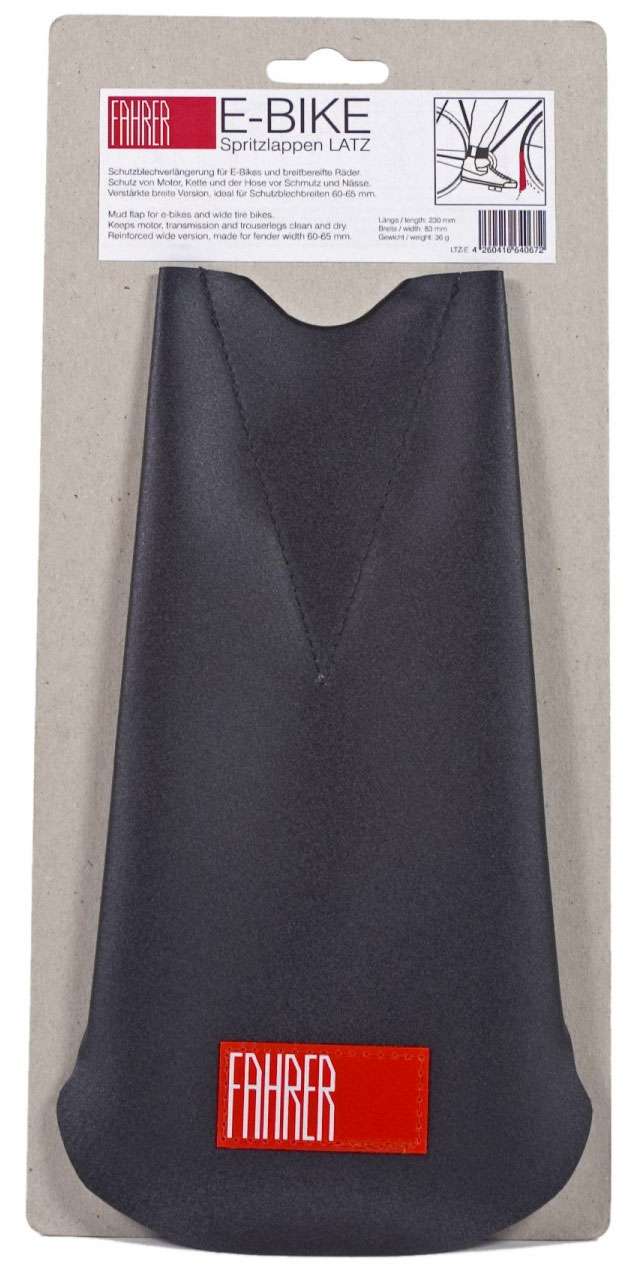 Fahrer e-sykkel sprutbeskyttelse latz
