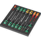 Wera 9710 Foam Insert with Screwdriver Set 1, 18-piece - 05150101001
