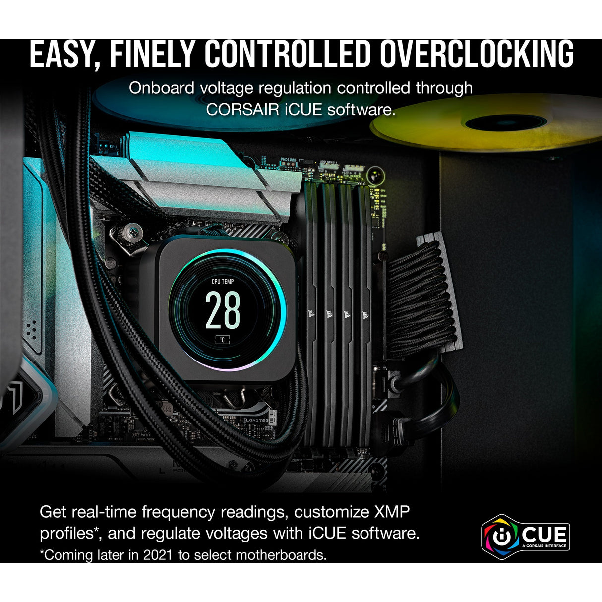 Corsair 32 GB DDR5-6000 RAM kit (black, cmk32gx5m2b6000c30, vengeance, xmp)