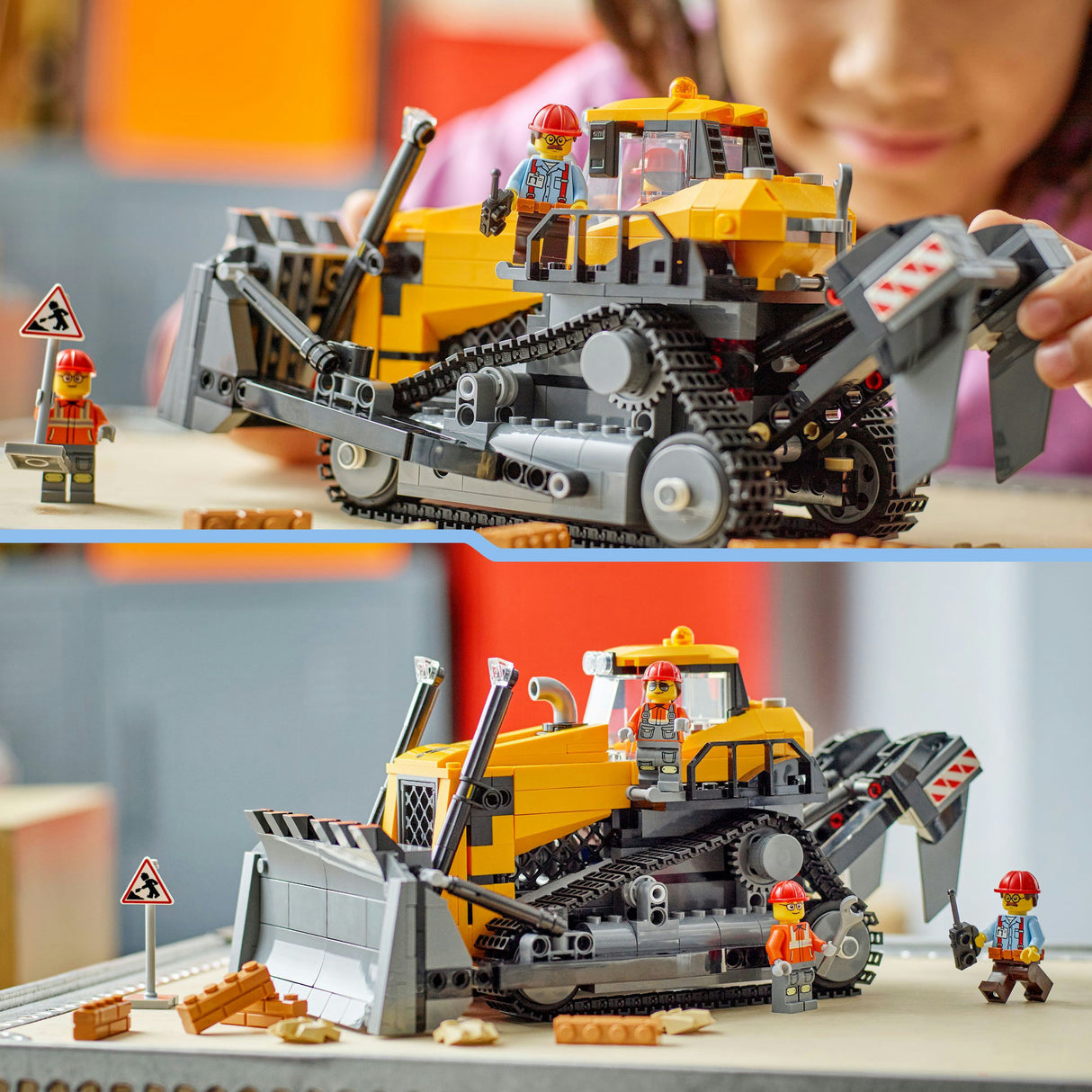 Lego city 60466 yellow bulldozer