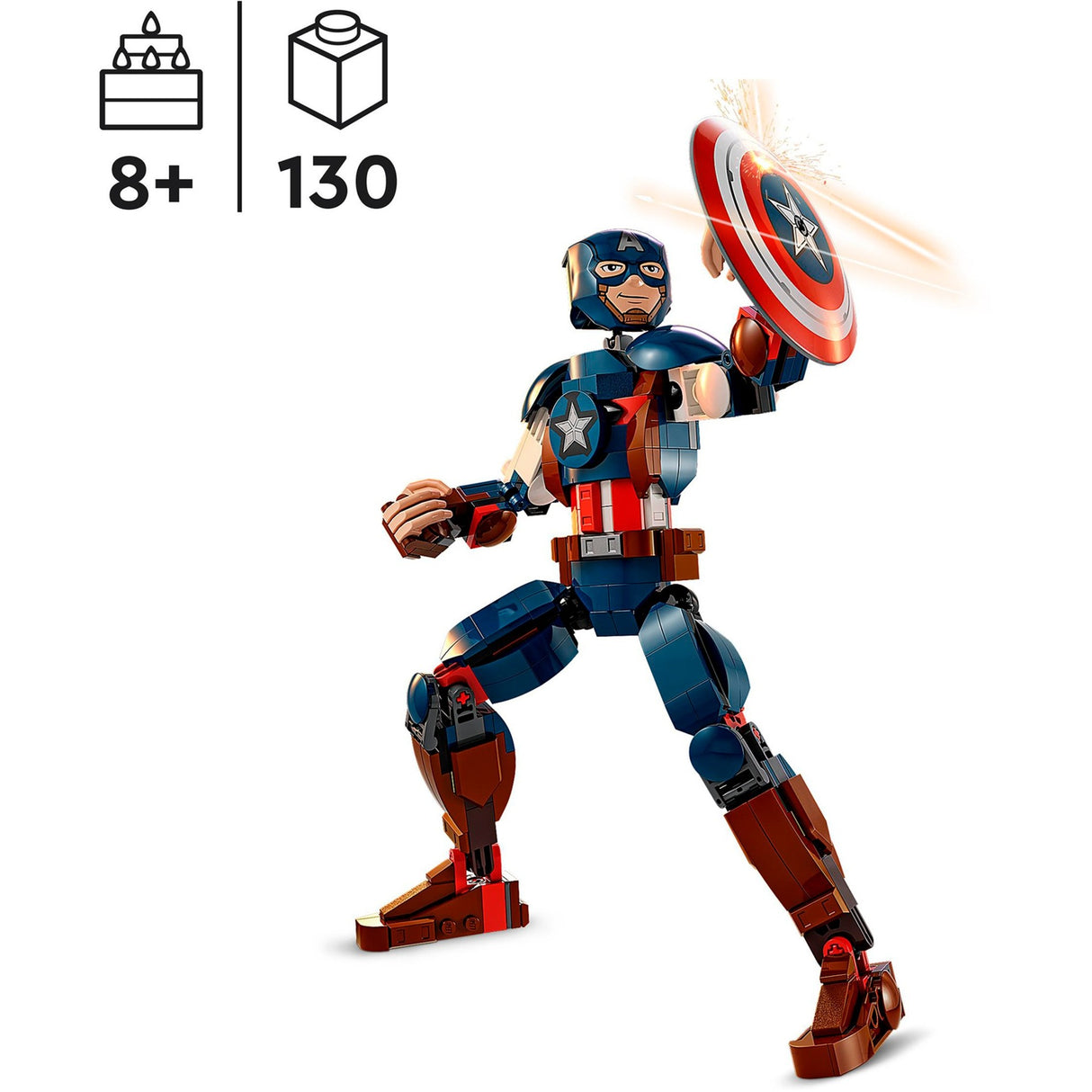 Lego Super Heroes 76258 Captain America Construction Figur