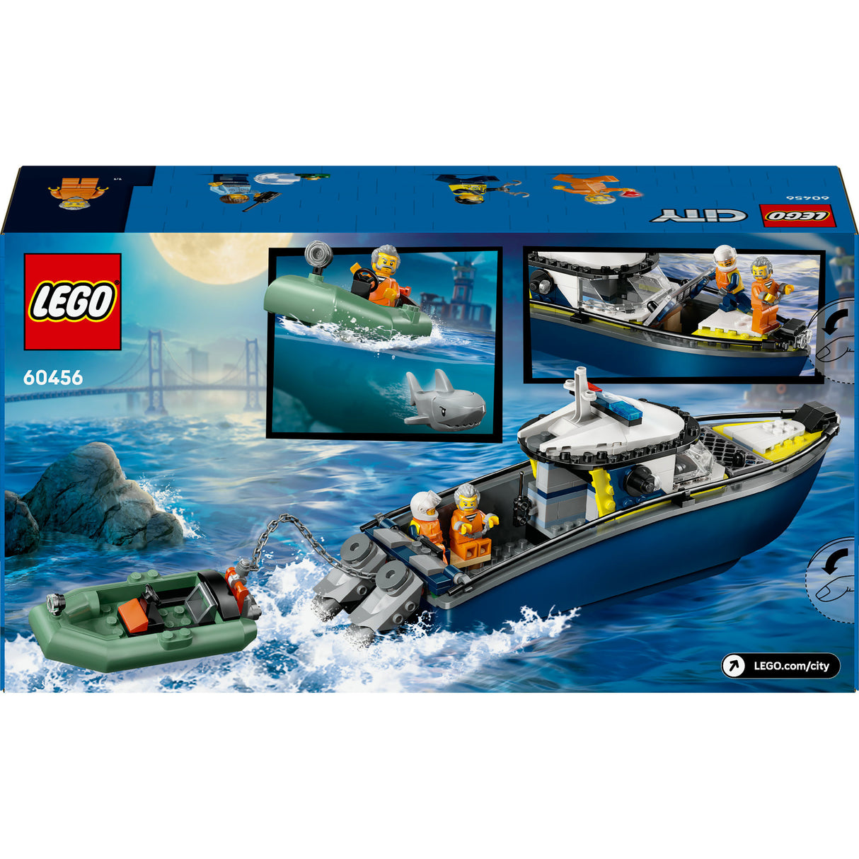 Lego City 60456 Chase mat Policeboot