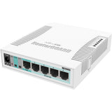 Mikrotik rb260gs smart switch (css106-5g-1s) (white, poe, sfp)