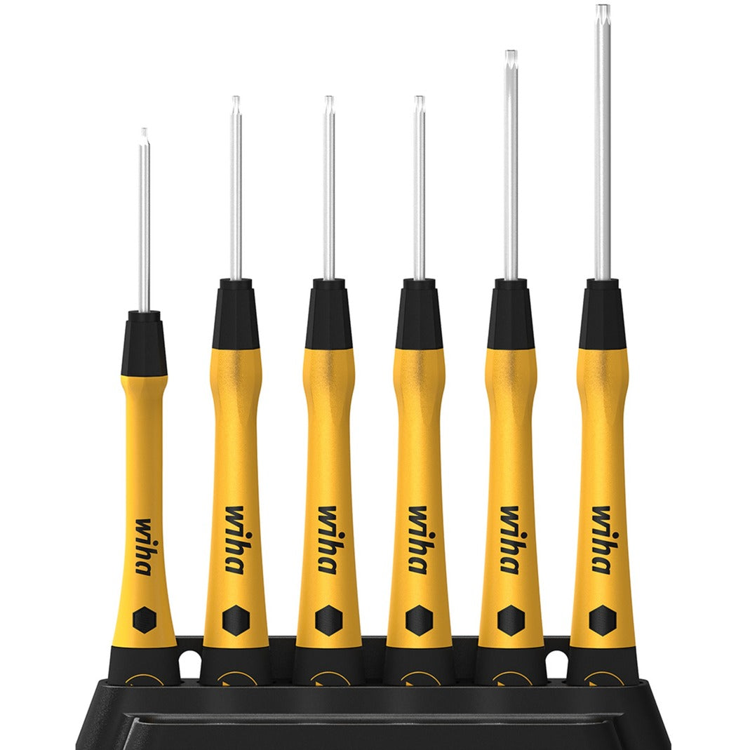 Wiha Fine Screwdriver Set Picofinish ESD, 7-kus