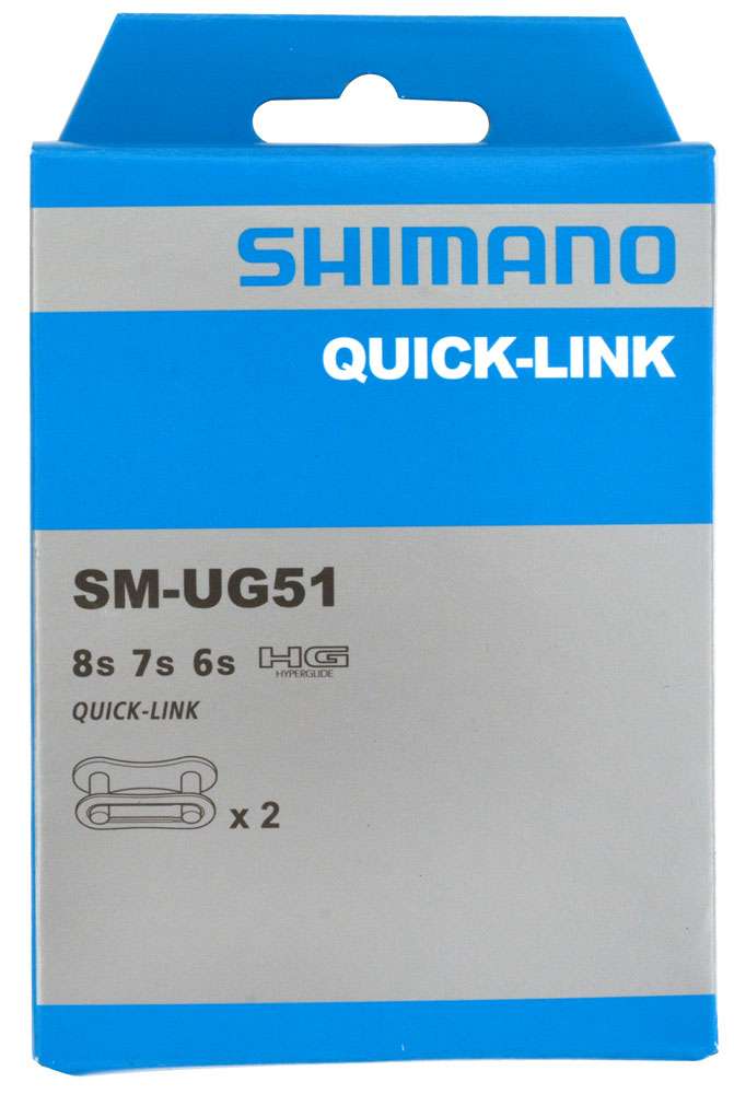 Shimano sm-ug51 6 7 8-speed quick-link connector 2 pair