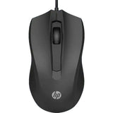 HP 100 Mouse (Black, 1600 DPI)