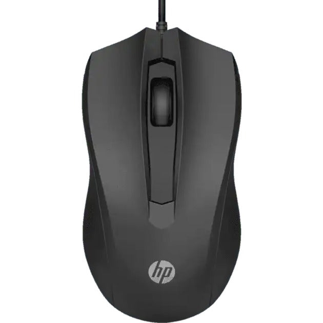 HP 100 Mouse (Black, 1600 DPI)
