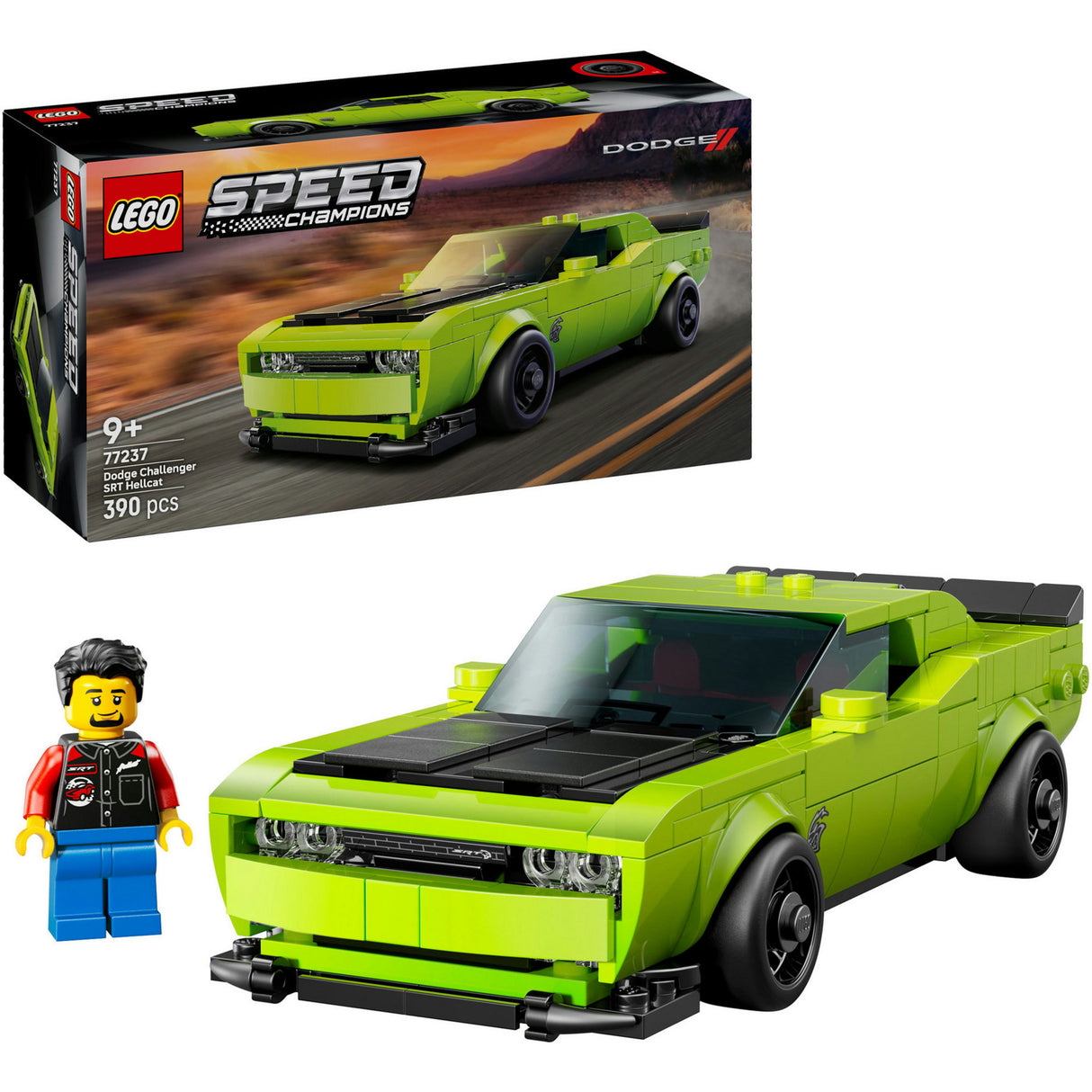 Lego Speed Champions 77237 Dodge Challenger SRT Hellcat sportbil