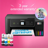 Epson EcoTank ET-2870 A4 Multifunction Wi-Fi Printer with Ink Tank All-in-One Inkjet Printer (Black, Scan, Copy, Includes up to 3 Years of Ink)