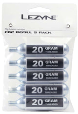 Lezyne co2 replacement cartridges 20g 5 pieces