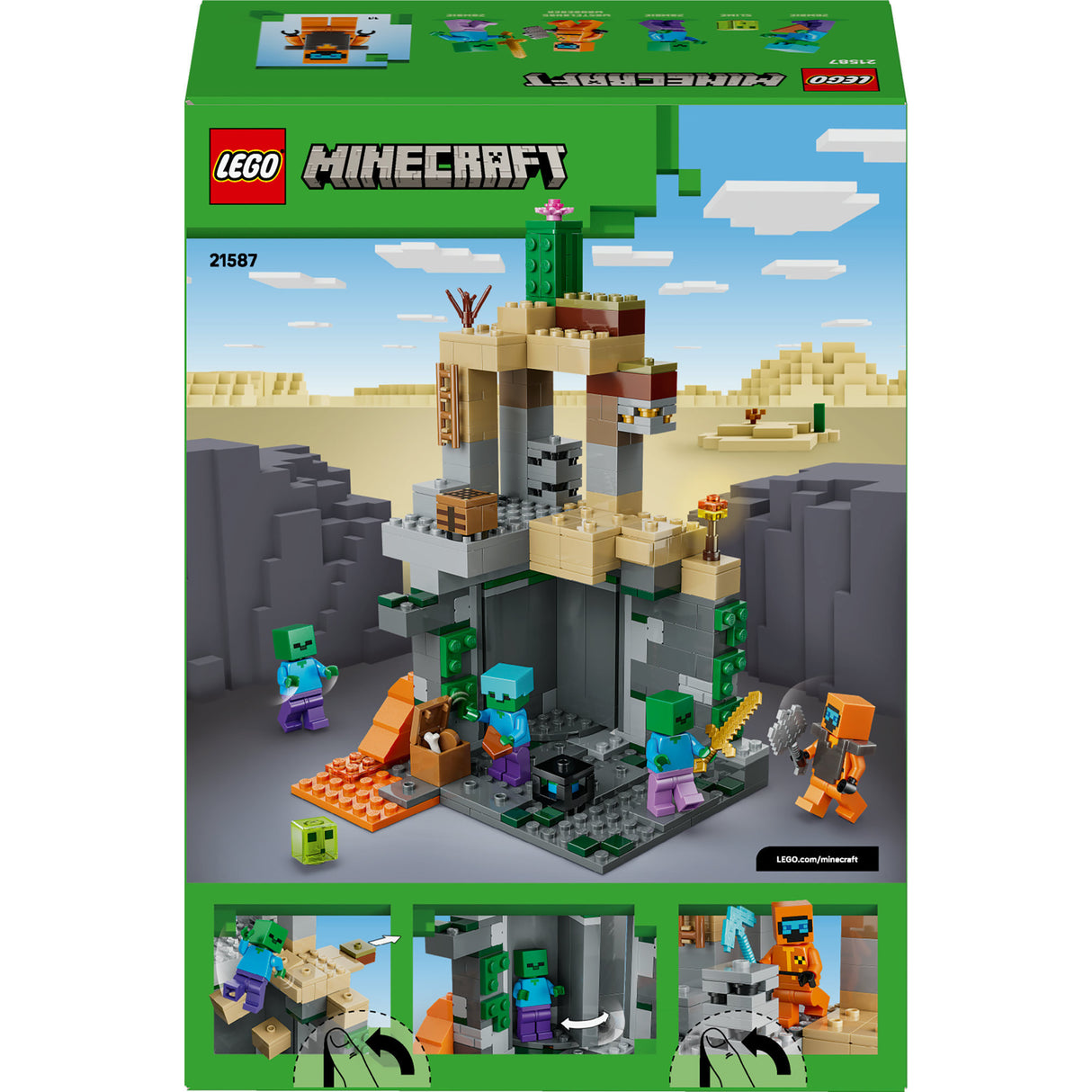 Lego minecraft 21587 zombie fängelsehåla