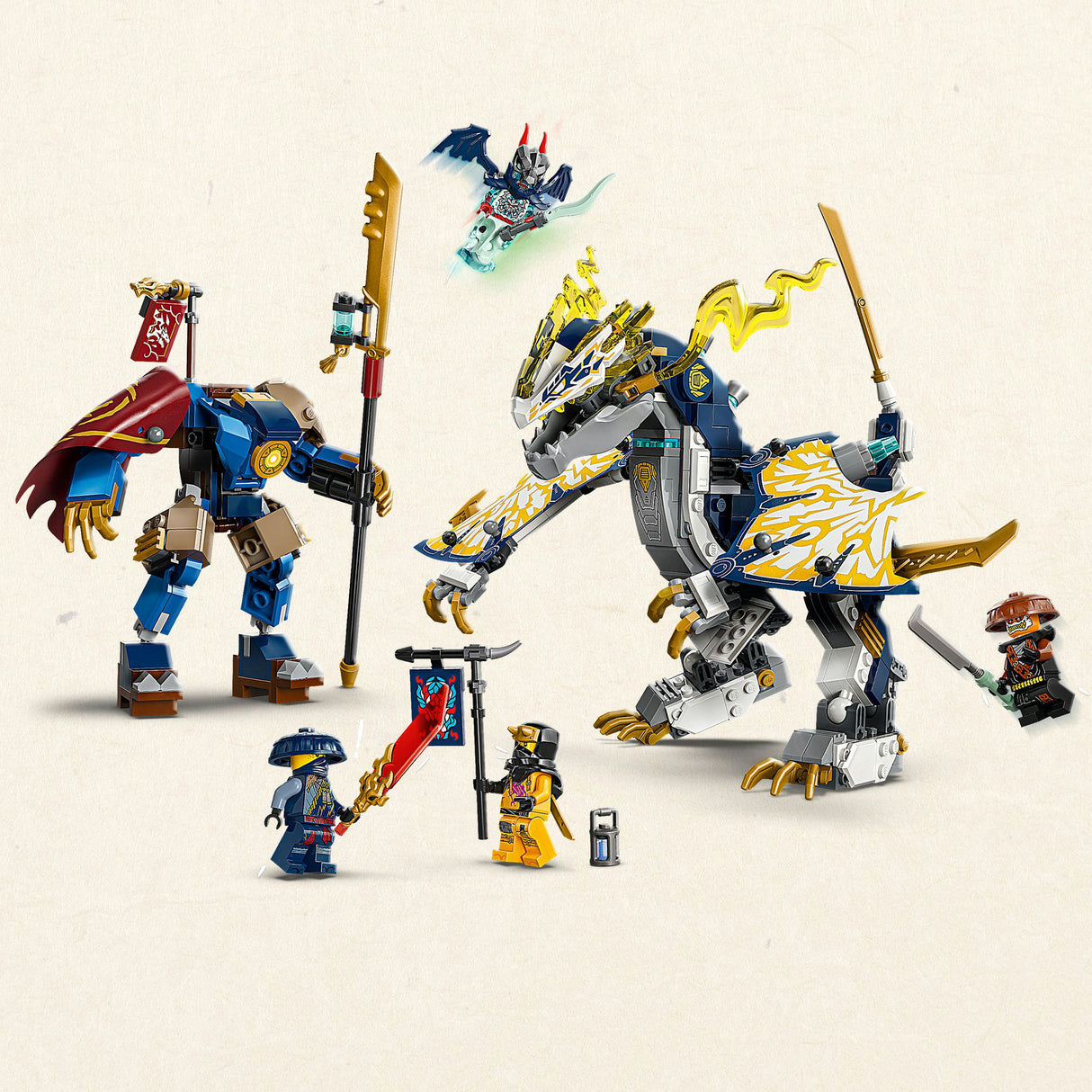 „Lego ninjago 71843“ nesąžiningo drakono raitelis