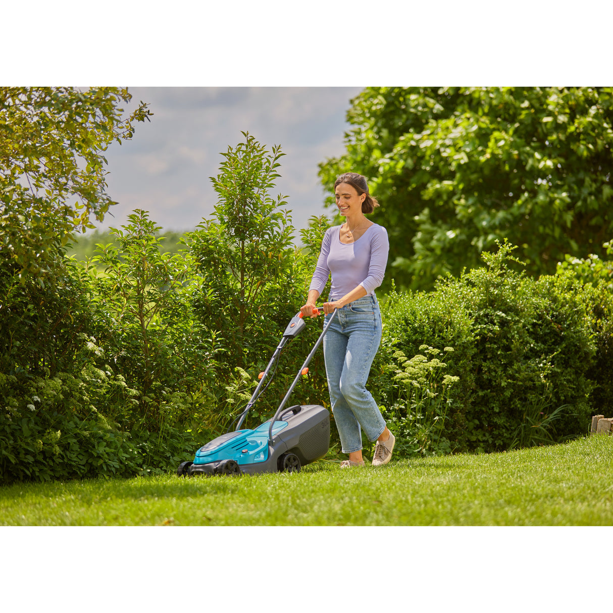 Gardena Batterie Rasenmäher Easymax 3218V P4a Set 40