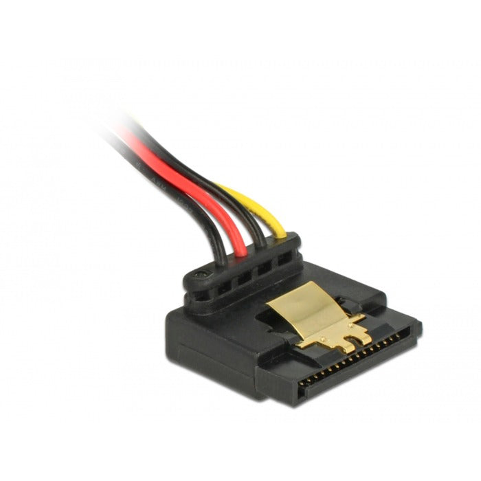Delock floppy 4 pin female > SATA 15 pin female cable (0.3 meter)