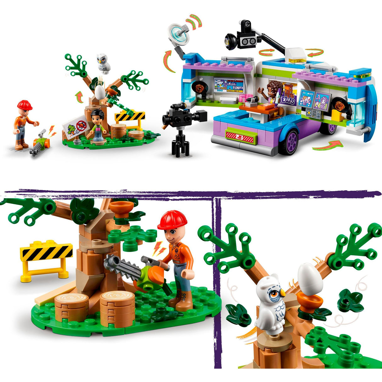 Lego Friends 41749 Nachrichtenbus
