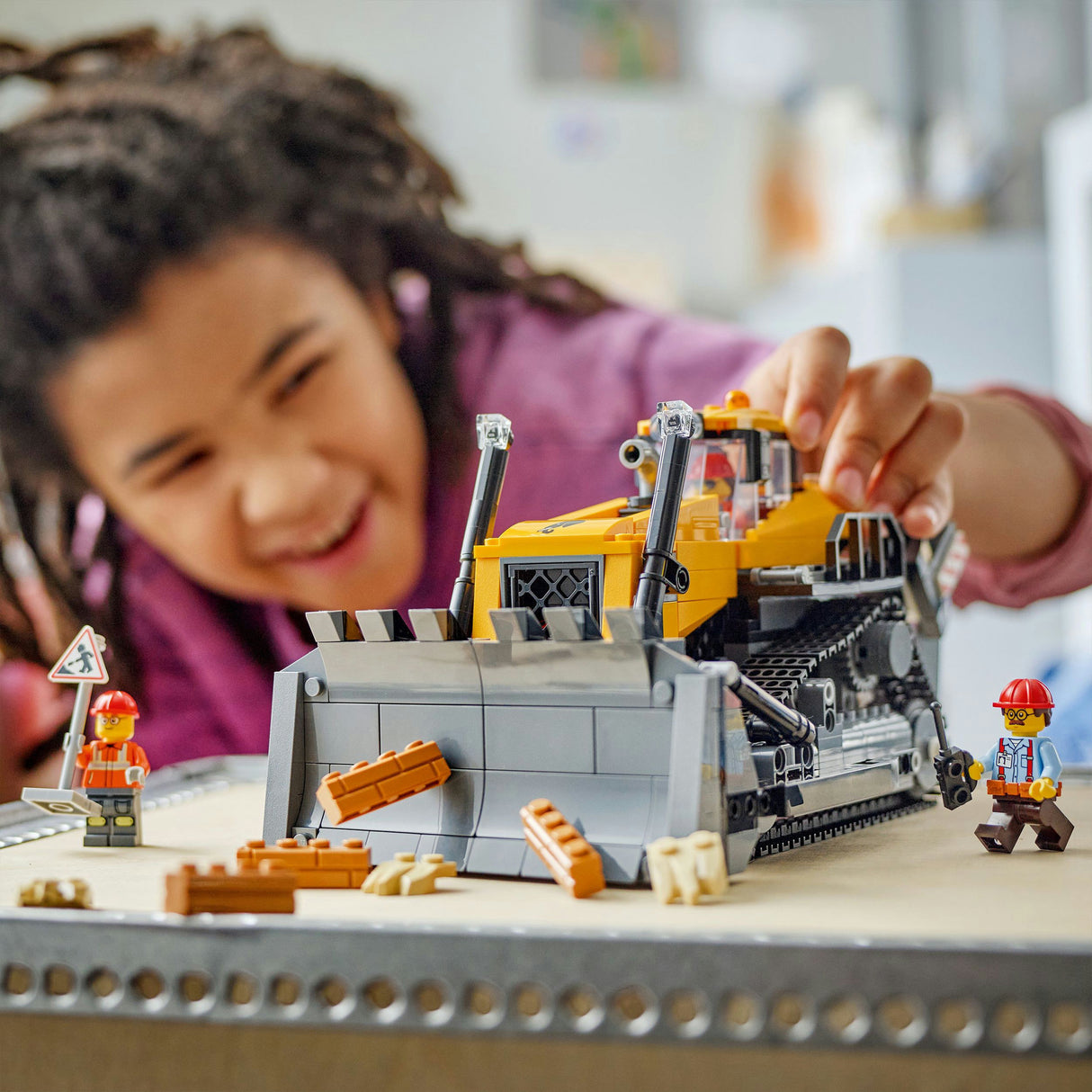 Lego city 60466 yellow bulldozer