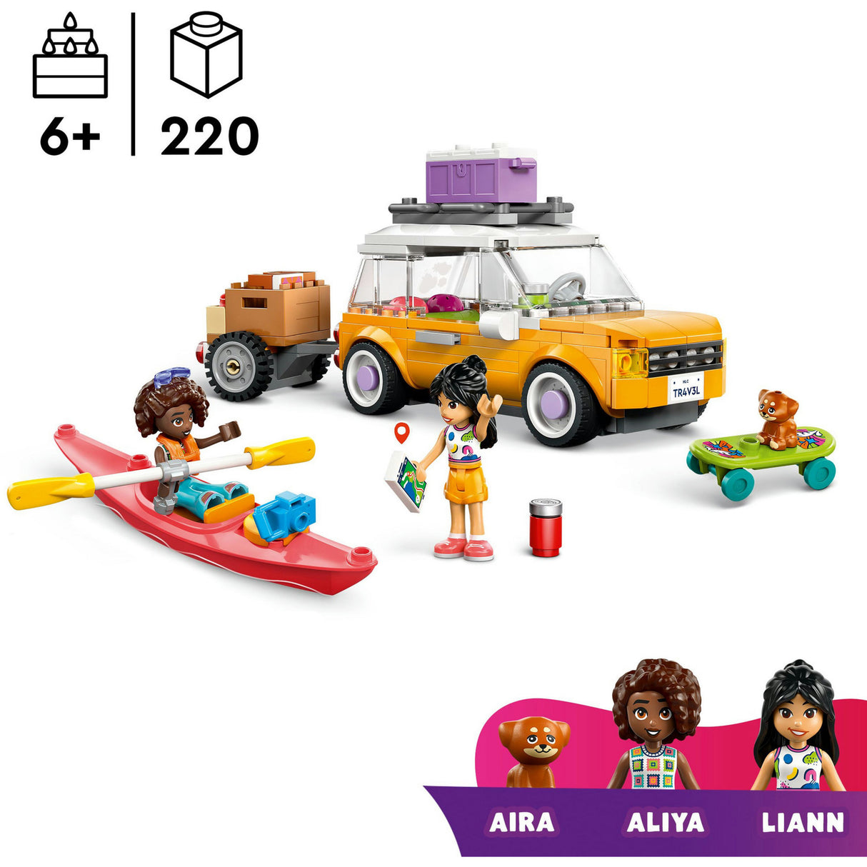 Amigos Lego 42659 em uma viagem juntos