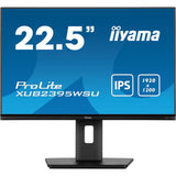 Iiyama prolite xub2395wsu-b5 22.5 monitor (black, hdmi, displayport, vga, 2x usb-a, usb-b)