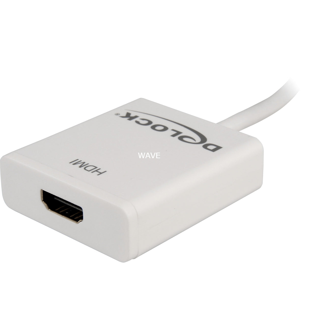 Delock mini DisplayPort > HDMI adapter (white, 0.2 meters, 4K)