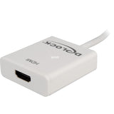 Delock mini DisplayPort > HDMI adapter (white, 0.2 meters, 4K)