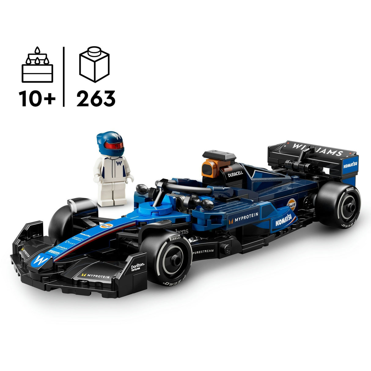 Lego Speed Champions 77249 Williams Racing FW46 F1 Auto da corsa
