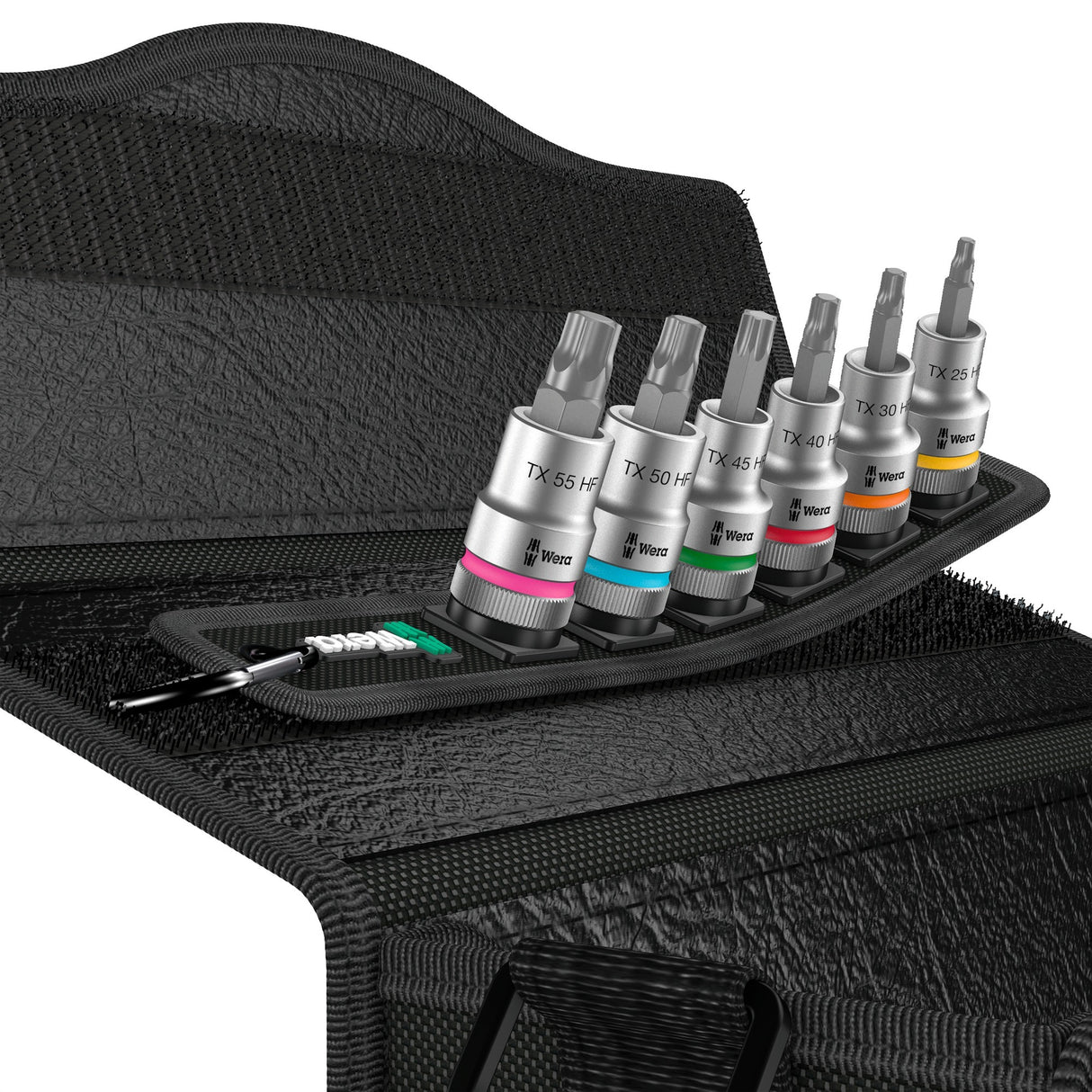 Wera belt c 3 zyklop socket set, 1 2 socket wrench (black, 6-piece, with holding function)