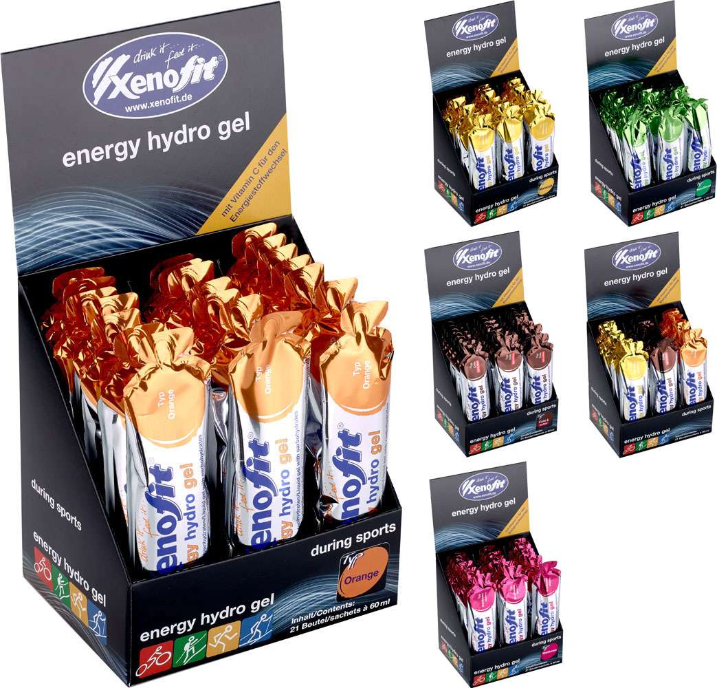 Xenofit energy hydro gel 21x60ml box