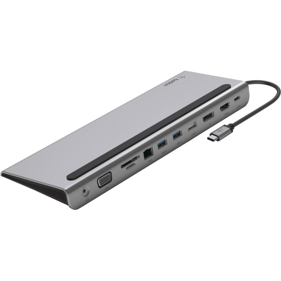 Belkin Connect 11-in-1 USB-C Hub Docking Station (Silver Black)