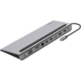 Belkin Connect 11-in-1 USB-C Hub Docking Station (Silver Black)