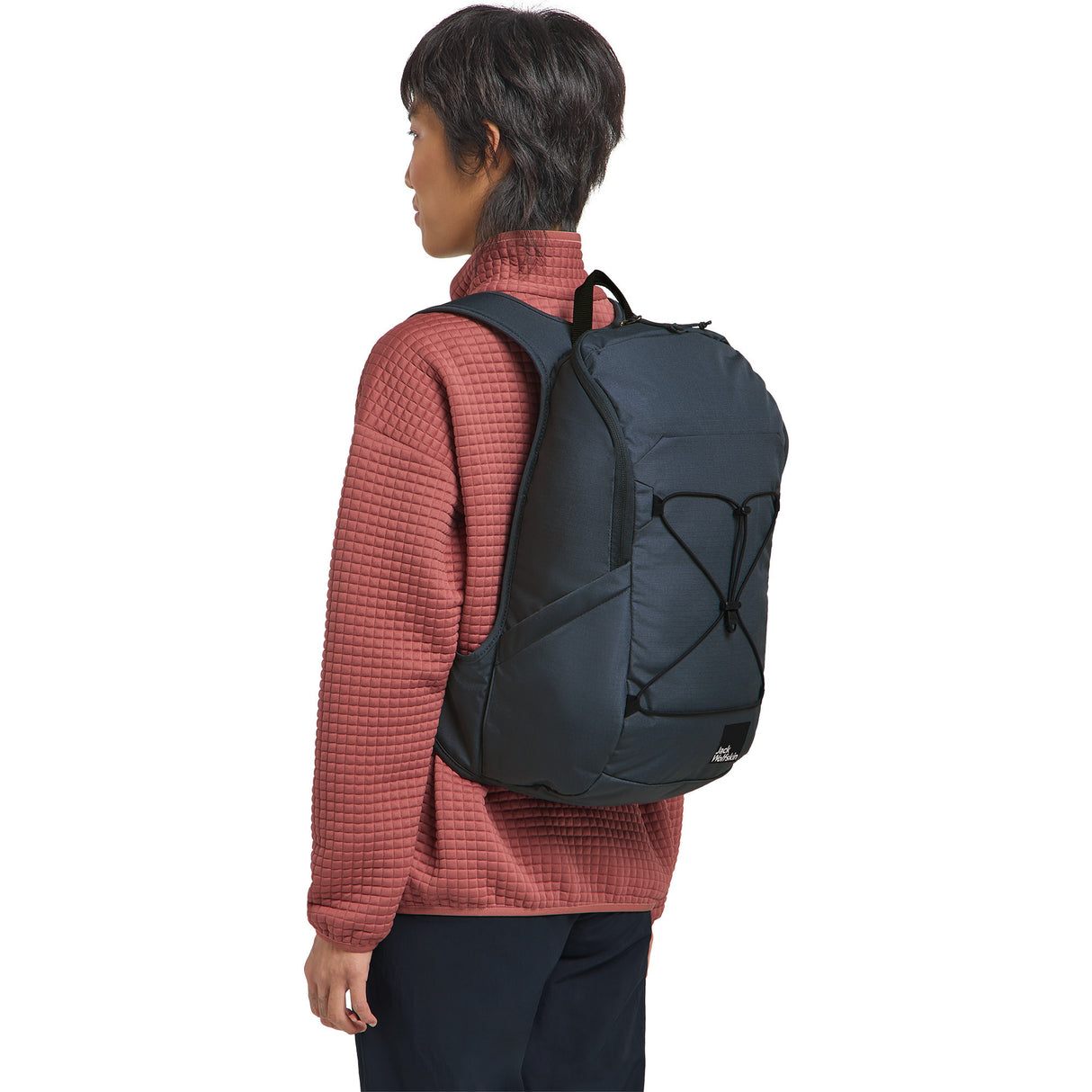 backpack serene Jack wolfskin (gorm dorcha, 18.0 lítear)
