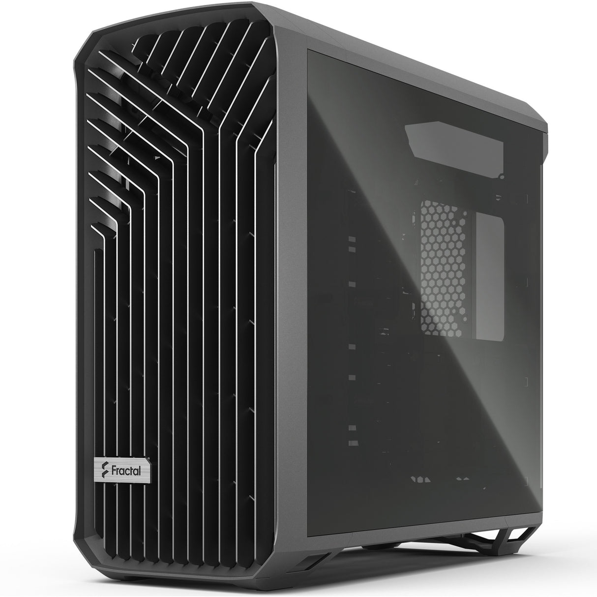 Fractal Design Torrent Gray TG Light Tint Midi Tower Case (Gray | 2x USB-A | 1x USB-C | Tempered Glass)