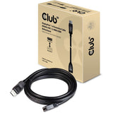 Club 3D DisplayPort 1.4 DSC 1.2 HBR3 HDR Bidirectional Cable (black, 3 meter, 8K 60Hz)