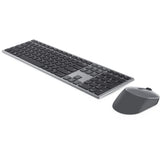 Dell premier multi-device draadloos toetsenbord en draadloze muis - km7321w desktopset (grijs, us lay-out (qwerty), 100%, bluetooth 5.0, dpi:1000 - 4000)