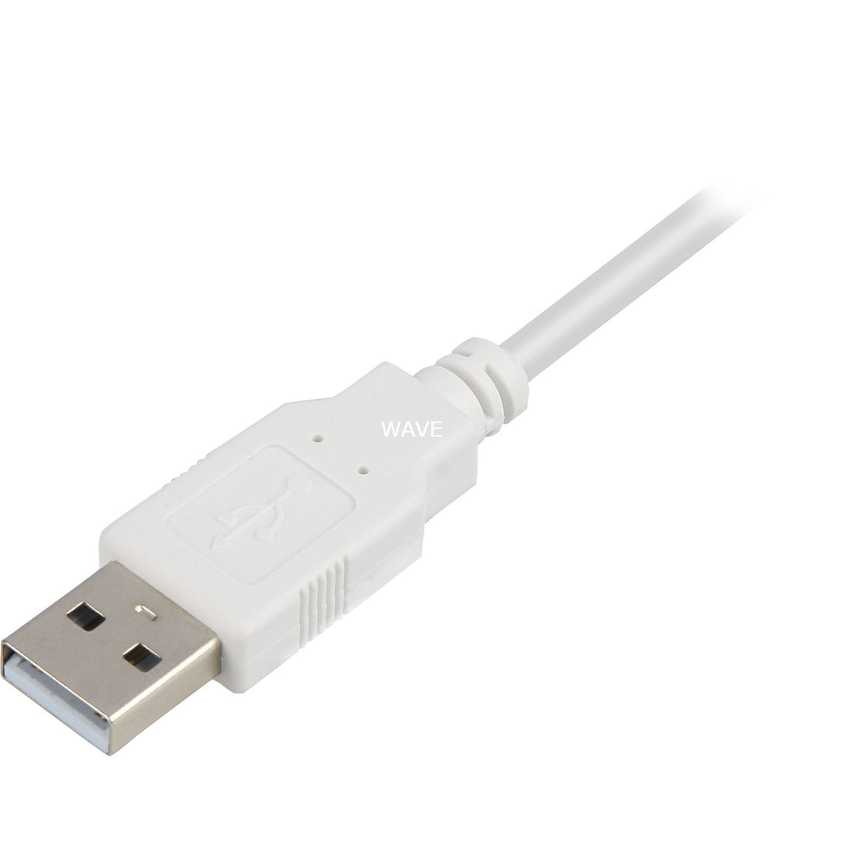 Sharkoon USB 2.0 laidas, USB-A > USB-B (baltas, 0,5 metro)