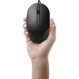 Dell Laser Wired Mouse MS3220 (Black, 3200 dpi)