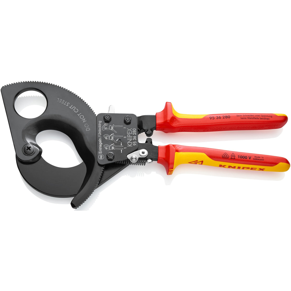 Knipex Knipex -Kabelschere mit Ratschenprinzip 9536280
