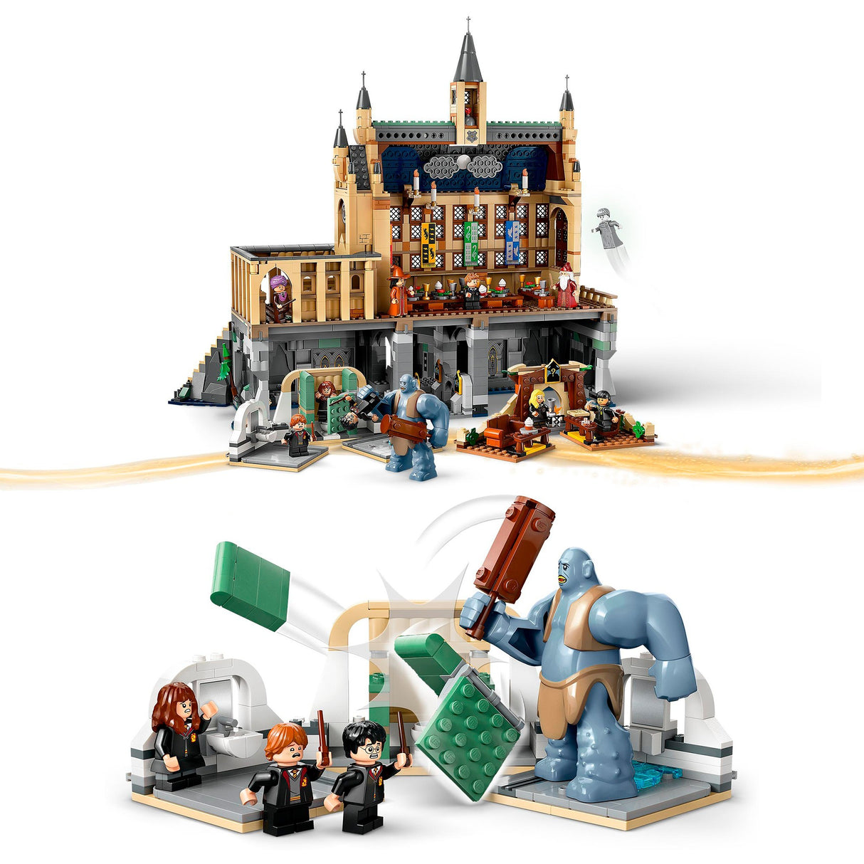 Lego 76435 harry potter hogwarts caisleán an halla mór